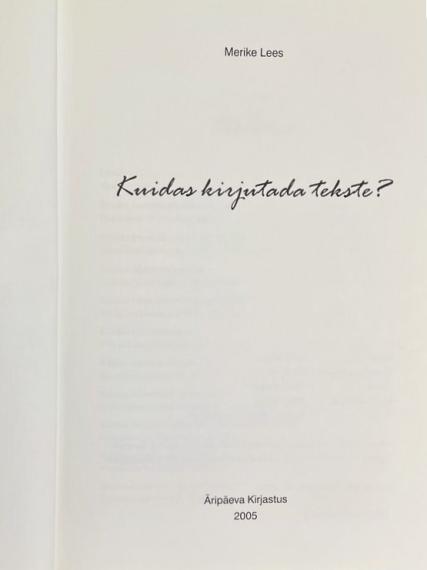 Õppekirjandus
