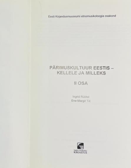 Eesti kirjandus