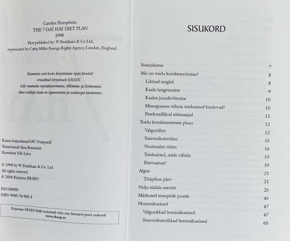 Tervis ja tervislik toitumine